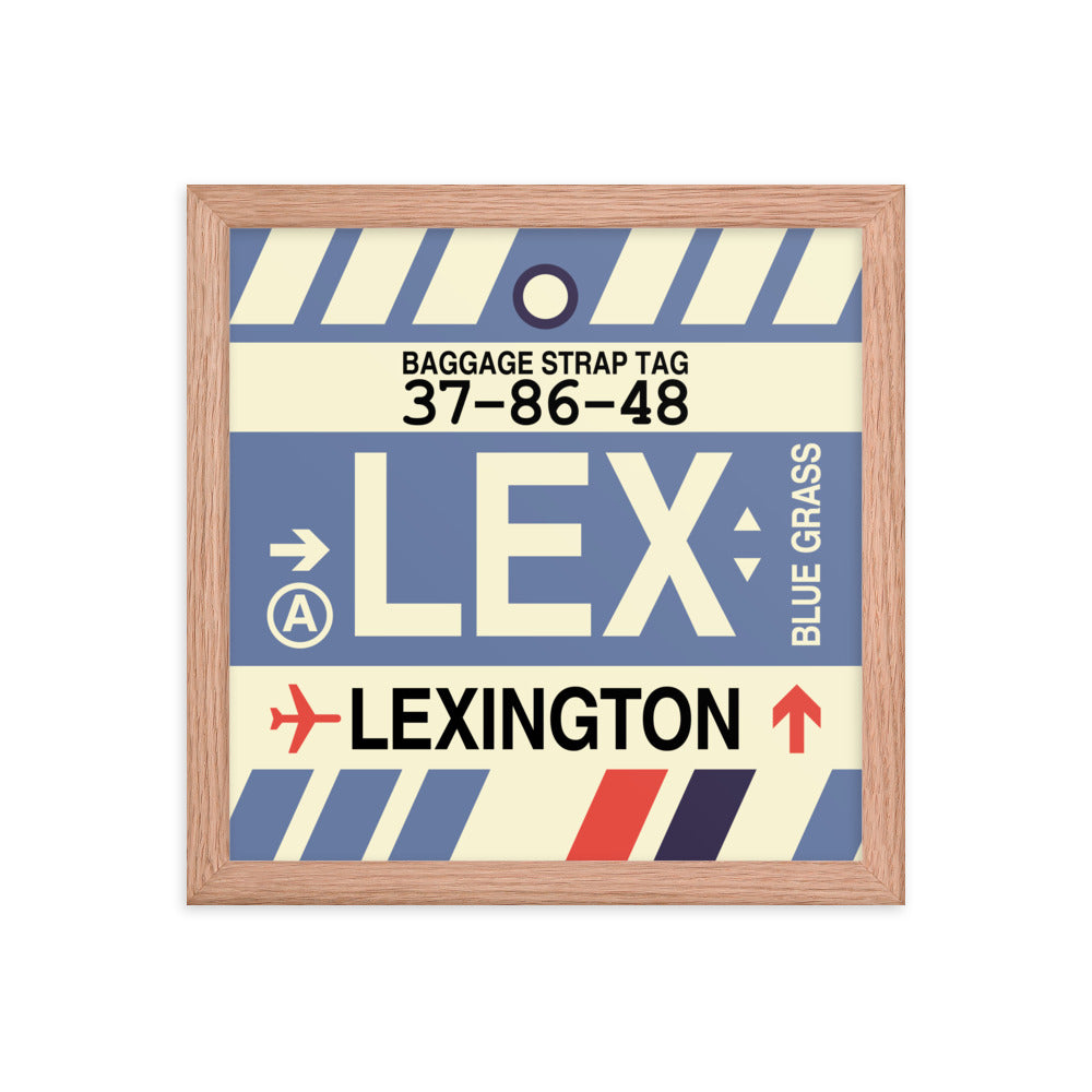 Travel-Themed Framed Print • LEX Lexington • YHM Designs - Image 07