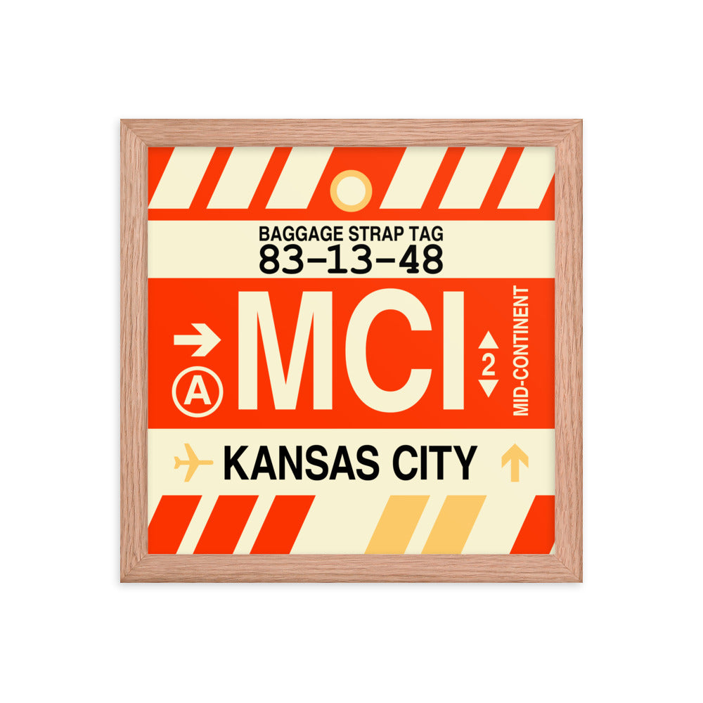 Travel-Themed Framed Print • MCI Kansas City • YHM Designs - Image 07