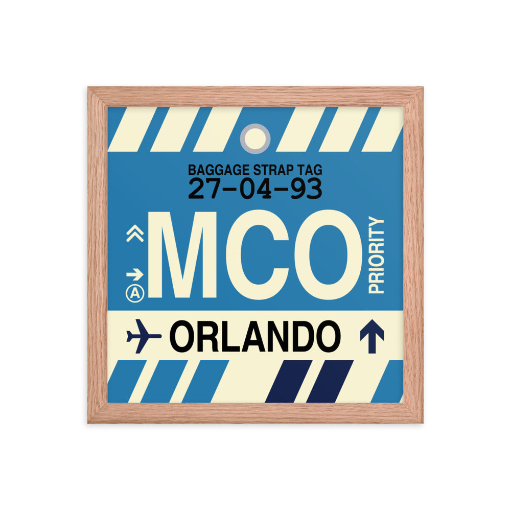 Travel-Themed Framed Print • MCO Orlando • YHM Designs - Image 07