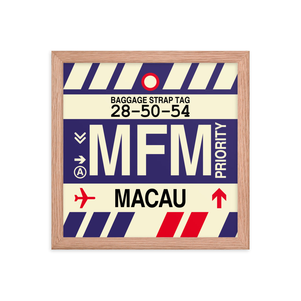 Travel-Themed Framed Print • MFM Macau Souvenir • YHM Designs - Image 07