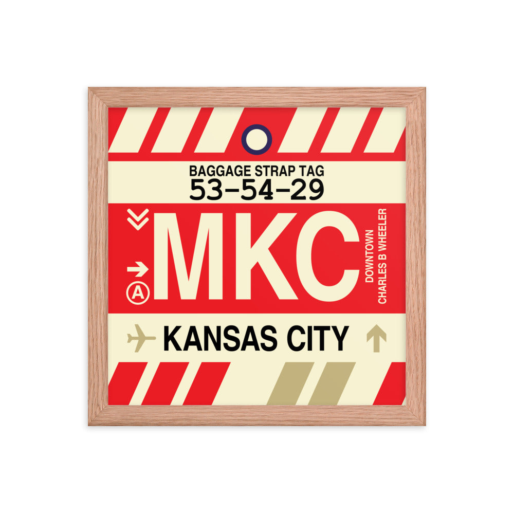 Travel-Themed Framed Print • MKC Kansas City • YHM Designs - Image 07