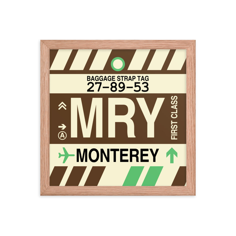 Travel-Themed Framed Print • MRY Monterey • YHM Designs - Image 07