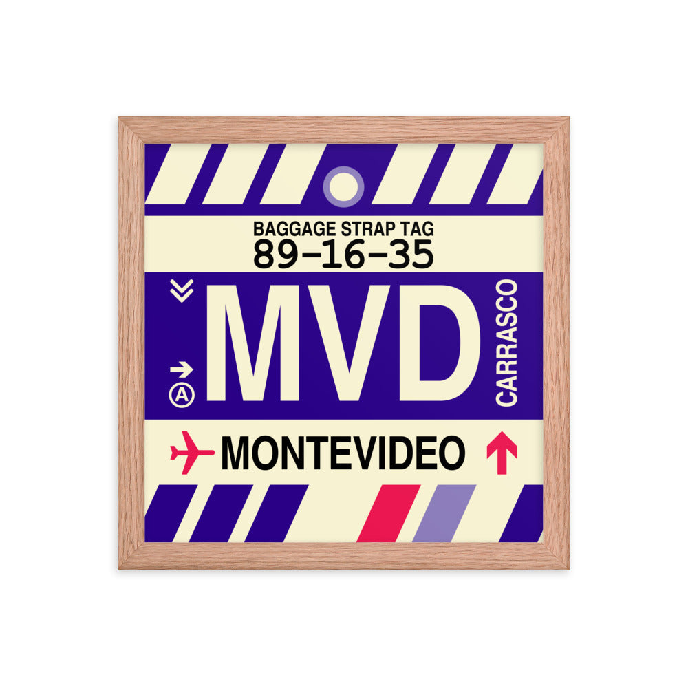 Travel-Themed Framed Print • MVD Montevideo • YHM Designs - Image 07
