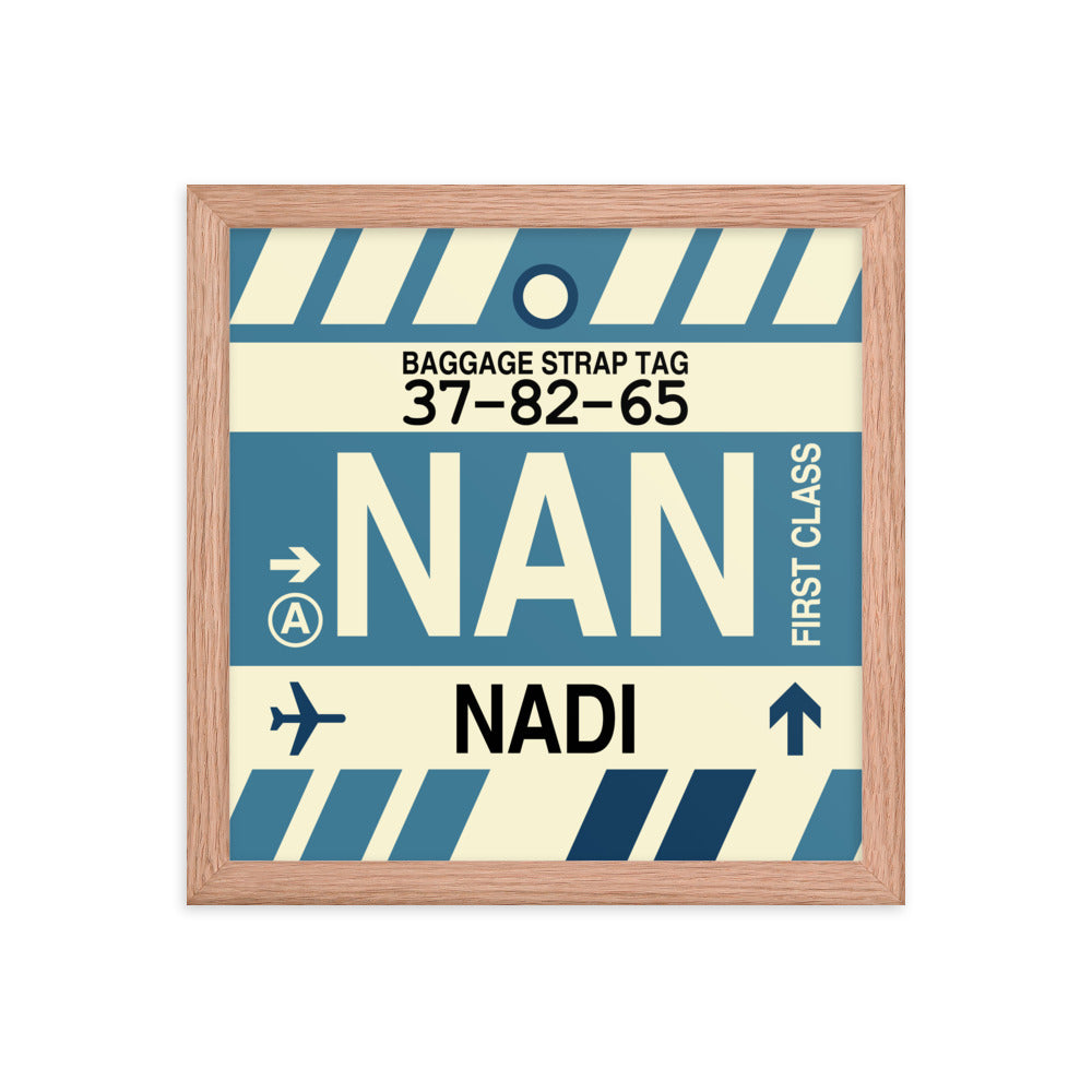 Travel-Themed Framed Print • NAN Nadi Souvenir • YHM Designs - Image 07
