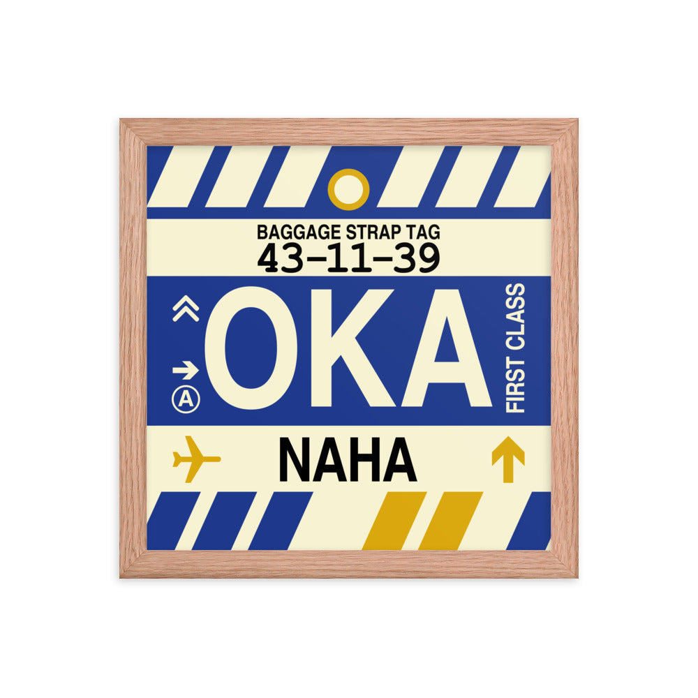 Travel-Themed Framed Print • OKA Naha (Okinawa) Souvenir • YHM Designs - Image 07
