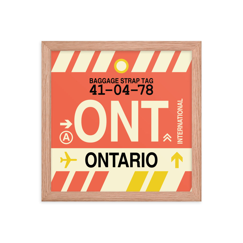 Travel-Themed Framed Print • ONT Ontario Souvenir • YHM Designs - Image 07