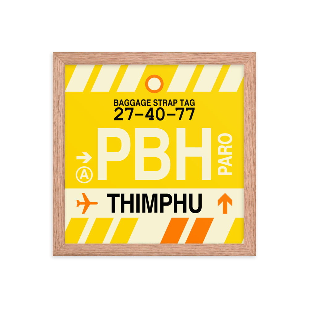 Travel-Themed Framed Print • PBH Thimphu Souvenir • YHM Designs - Image 07