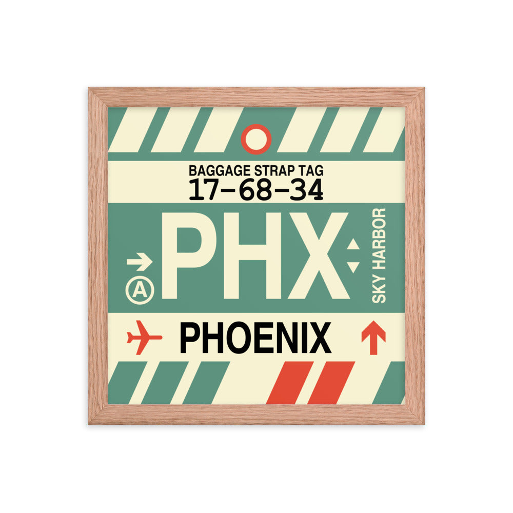 Travel-Themed Framed Print • PHX Phoenix • YHM Designs - Image 07