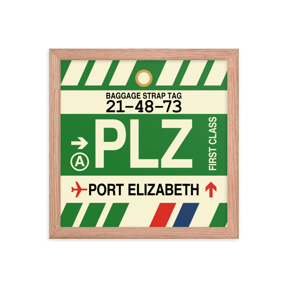 Travel-Themed Framed Print • PLZ Port Elizabeth Souvenir • YHM Designs - Image 07