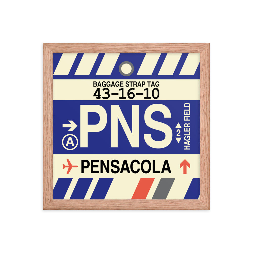 Travel-Themed Framed Print • PNS Pensacola • YHM Designs - Image 07