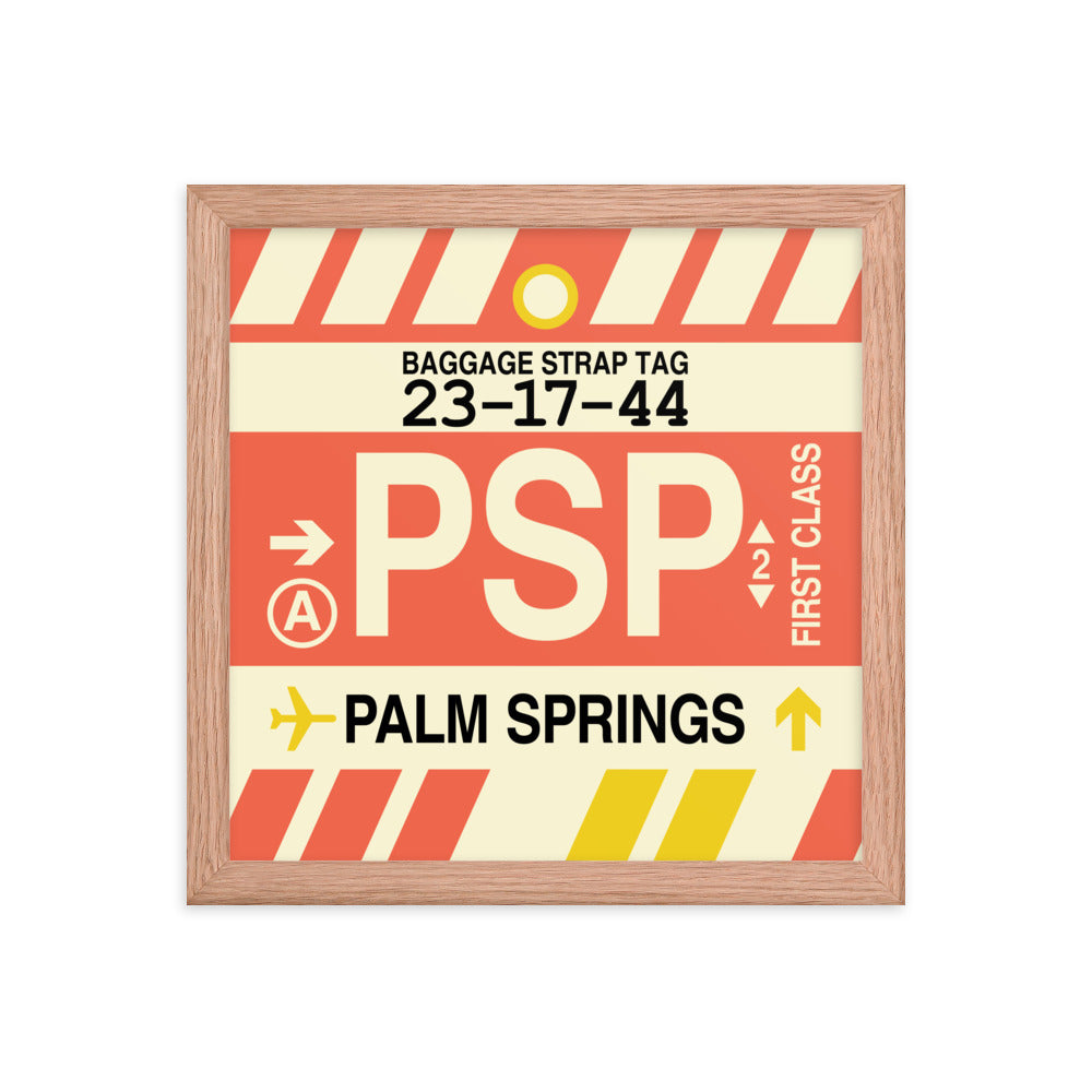 Travel-Themed Framed Print • PSP Palm Springs • YHM Designs - Image 07