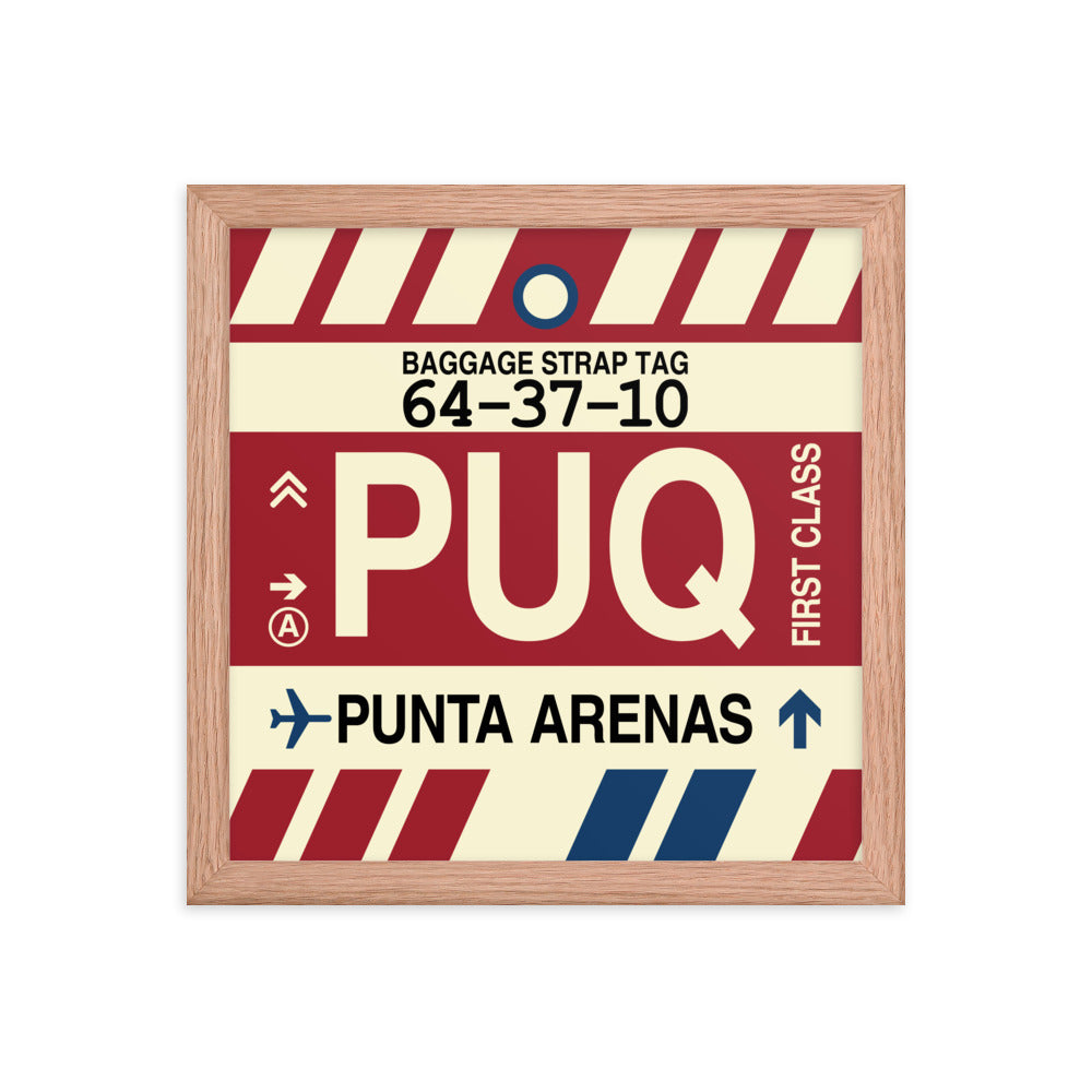 Travel-Themed Framed Print • PUQ Punta Arenas Souvenir • YHM Designs - Image 07