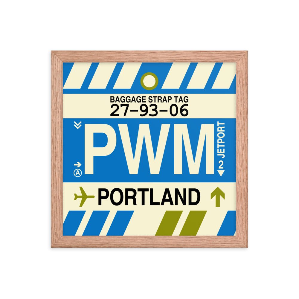 Travel-Themed Framed Print • PWM Portland • YHM Designs - Image 07