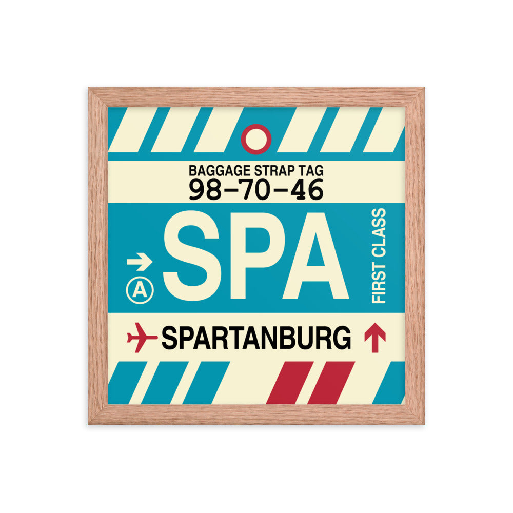 Travel-Themed Framed Print • SPA Spartanburg • YHM Designs - Image 07