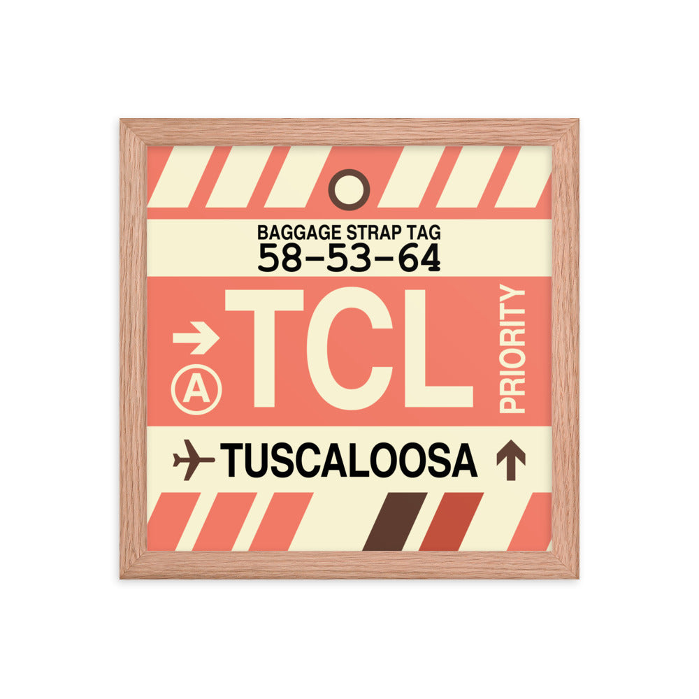 Travel-Themed Framed Print • TCL Tuscaloosa • YHM Designs - Image 07