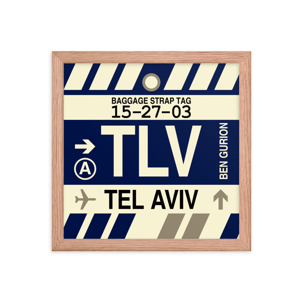 Travel-Themed Framed Print • TLV Tel Aviv • YHM Designs - Image 07