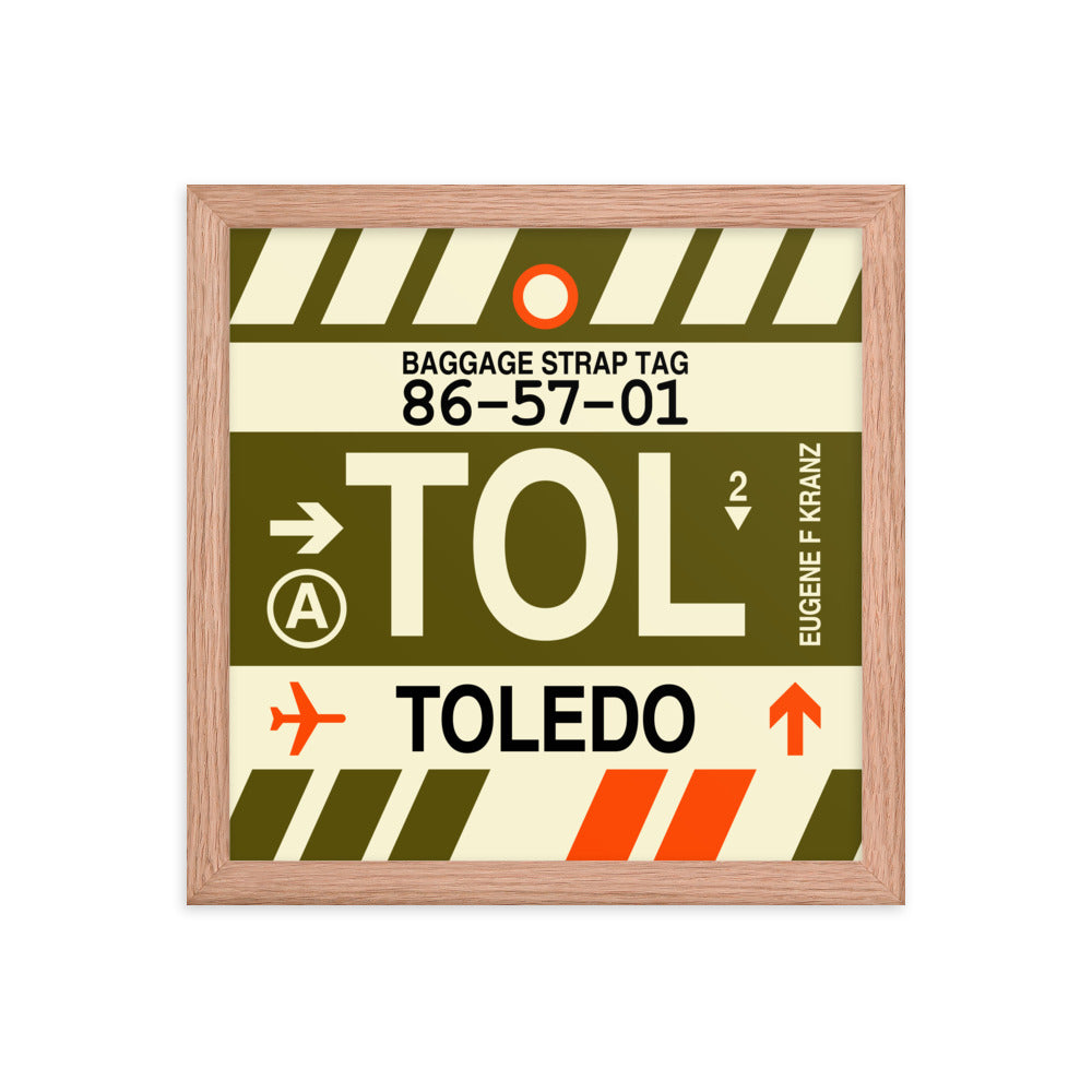 Travel-Themed Framed Print • TOL Toledo • YHM Designs - Image 07