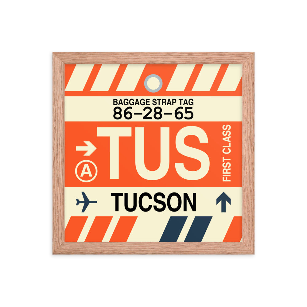 Travel-Themed Framed Print • TUS Tucson • YHM Designs - Image 07