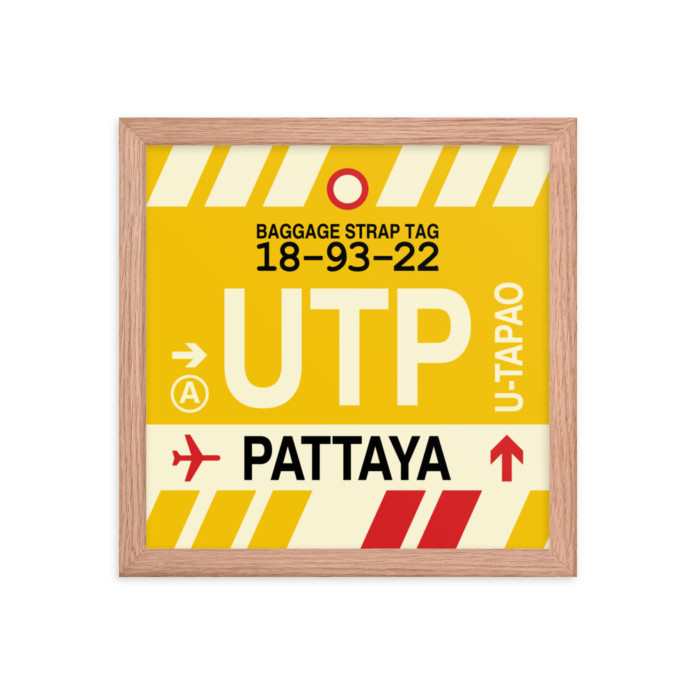 Travel-Themed Framed Print • UTP Pattaya • YHM Designs - Image 07