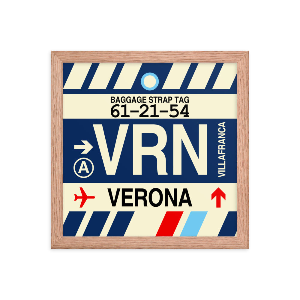 Travel-Themed Framed Print • VRN Verona • YHM Designs - Image 07