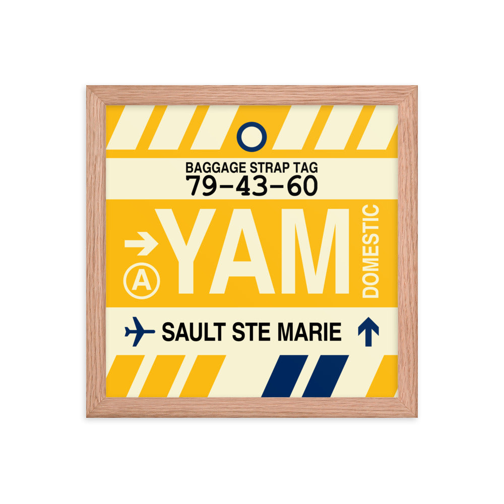 Travel-Themed Framed Print • YAM Sault-Ste-Marie • YHM Designs - Image 07