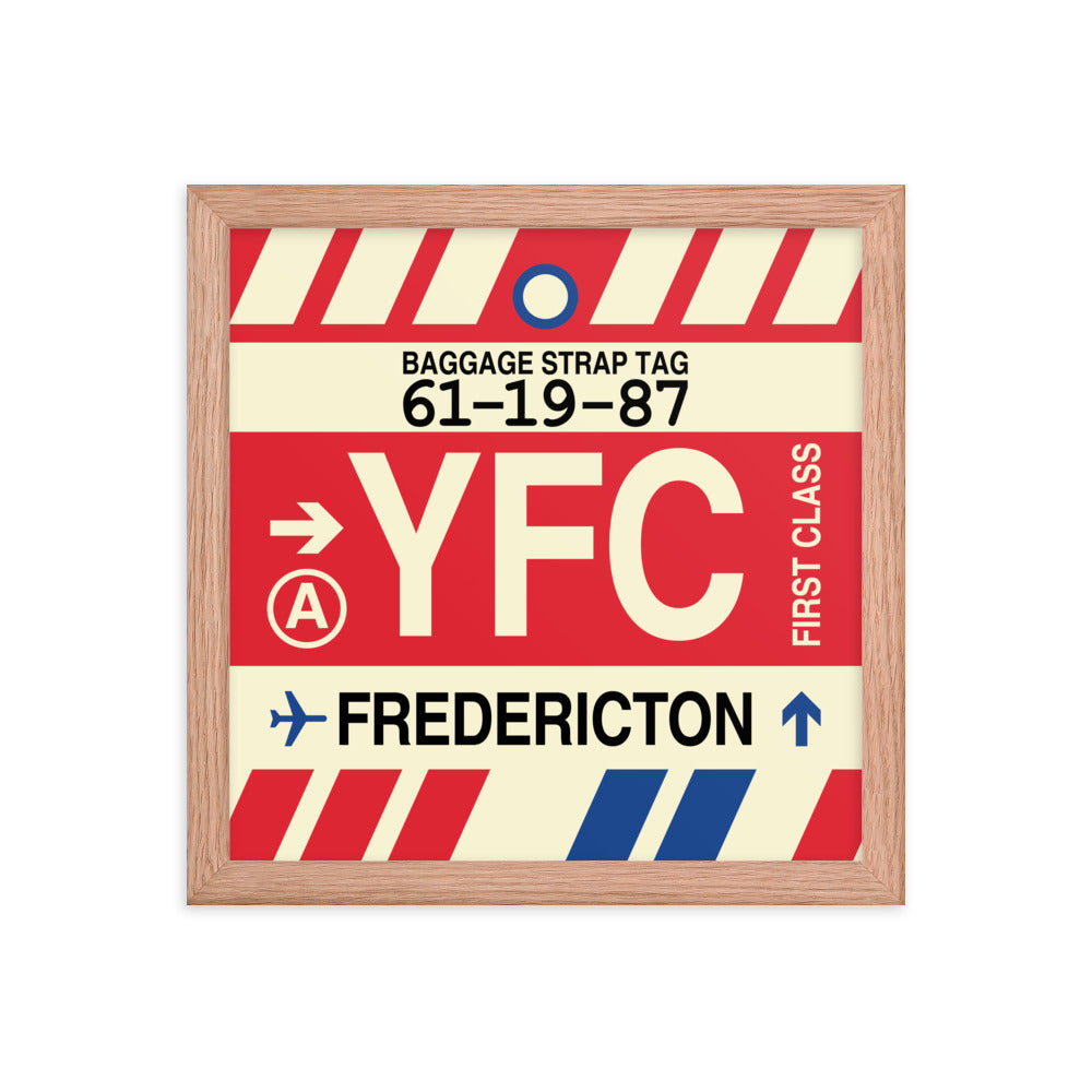 Travel-Themed Framed Print • YFC Fredericton Souvenir • YHM Designs - Image 07