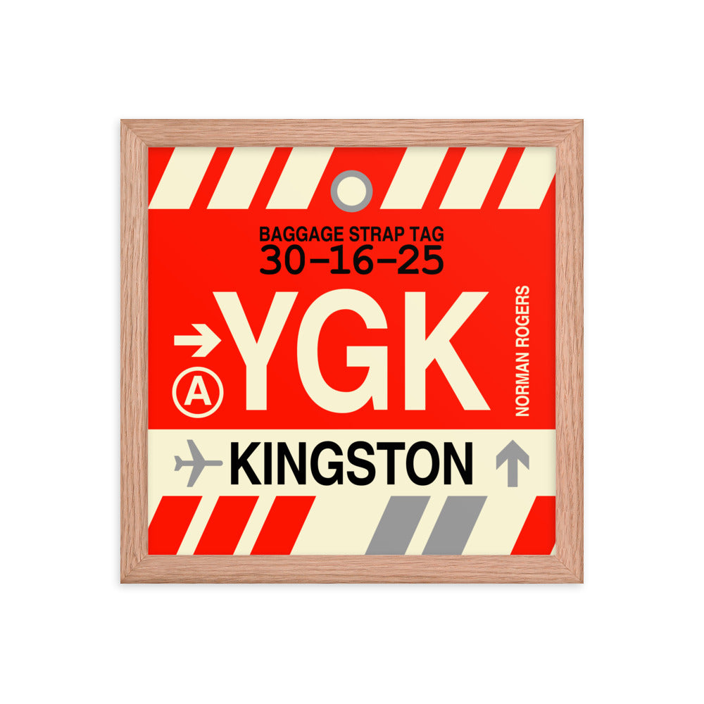 Travel-Themed Framed Print • YGK Kingston Souvenir • YHM Designs - Image 07