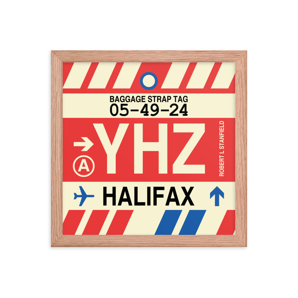 Travel-Themed Framed Print • YHZ Halifax • YHM Designs - Image 07