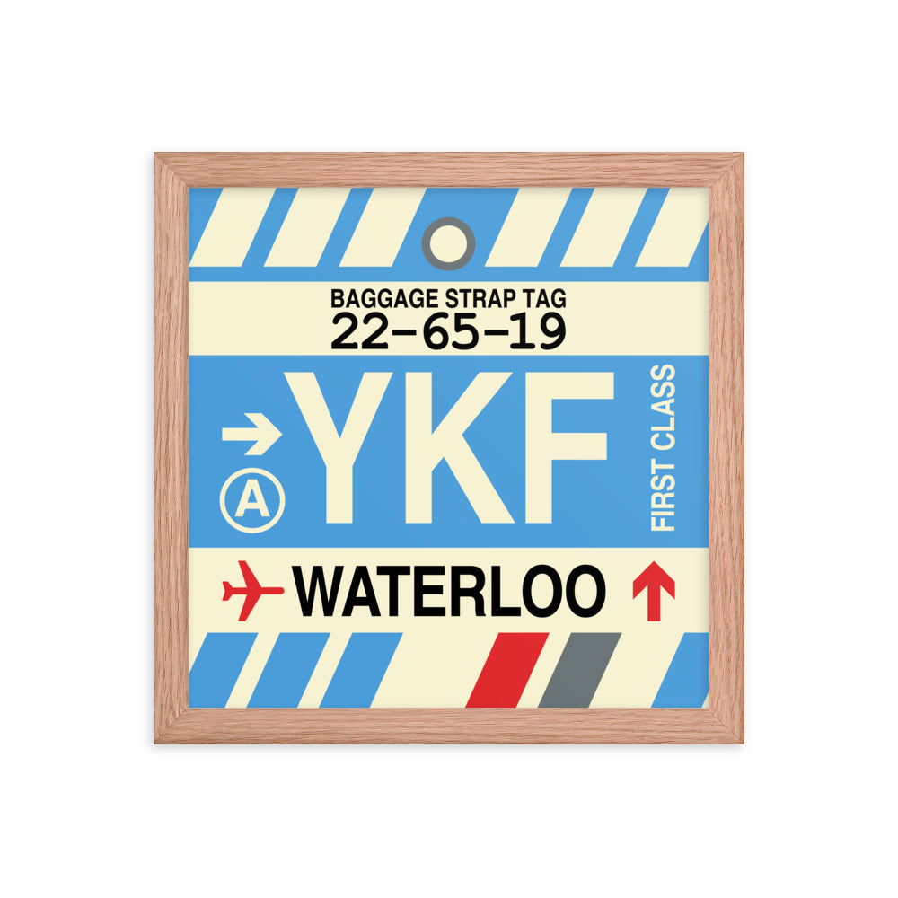 Travel-Themed Framed Print • YKF Waterloo Souvenir • YHM Designs - Image 07