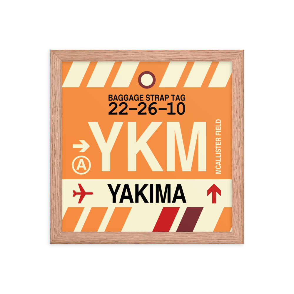 Travel-Themed Framed Print • YKM Yakima • YHM Designs - Image 07