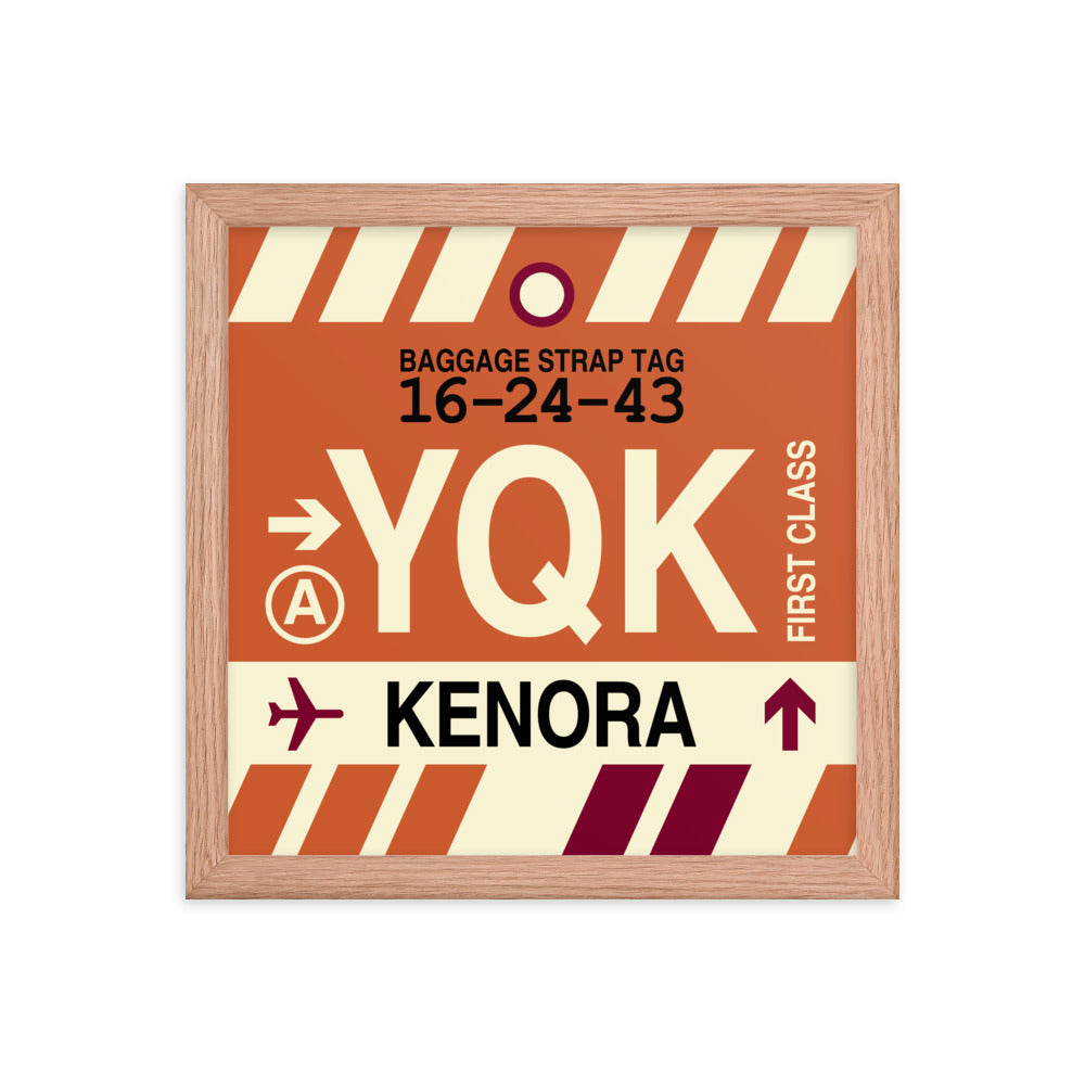 Travel-Themed Framed Print • YQK Kenora • YHM Designs - Image 07