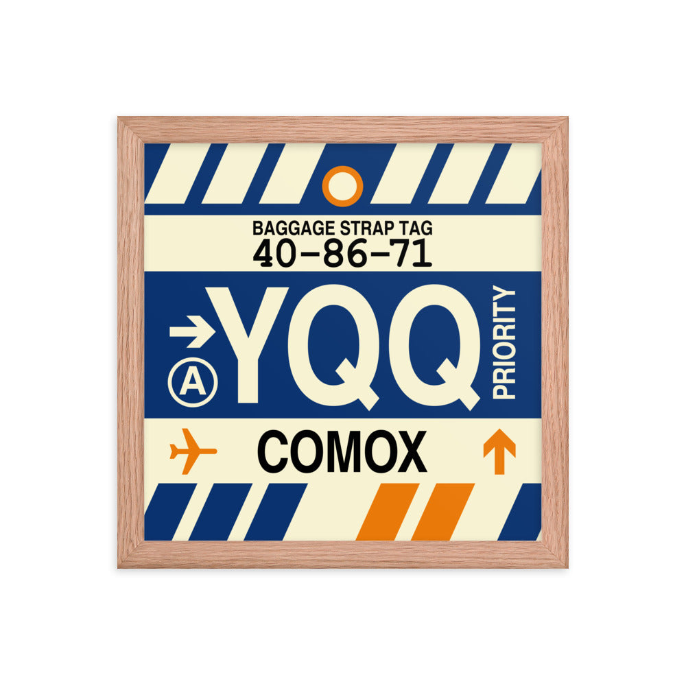 Travel-Themed Framed Print • YQQ Comox • YHM Designs - Image 07