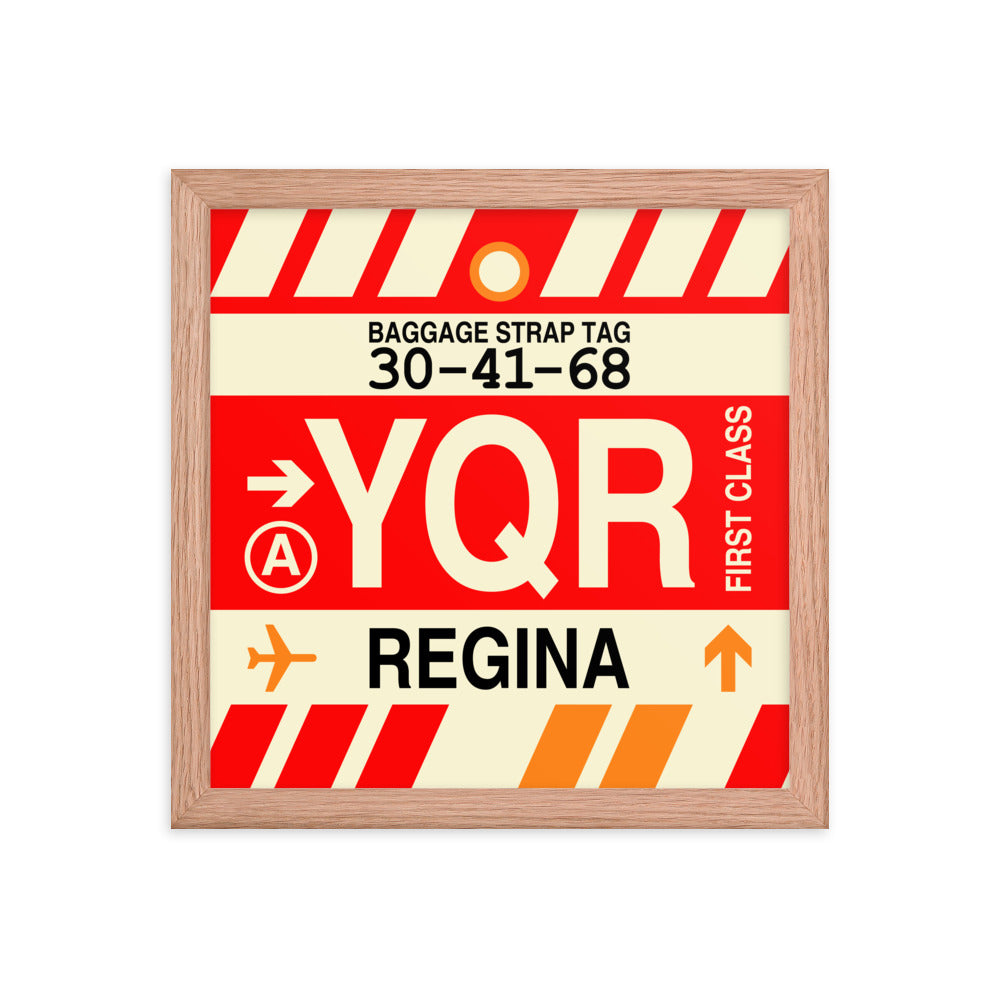 Travel-Themed Framed Print • YQR Regina • YHM Designs - Image 07