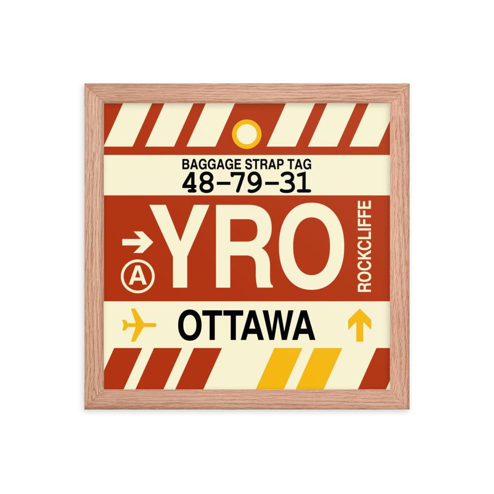 Travel-Themed Framed Print • YRO Ottawa • YHM Designs - Image 07