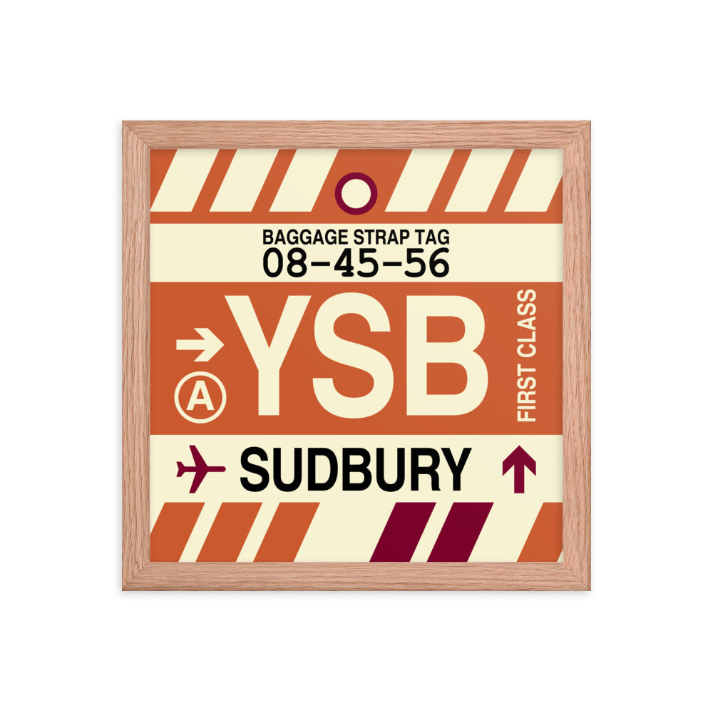 Travel-Themed Framed Print • YSB Sudbury • YHM Designs - Image 07