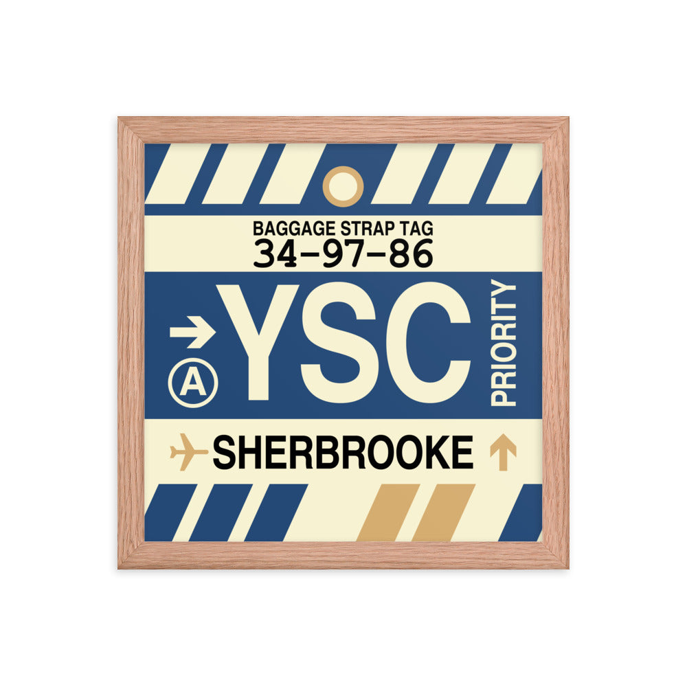 Travel-Themed Framed Print • YSC Sherbrooke • YHM Designs - Image 07