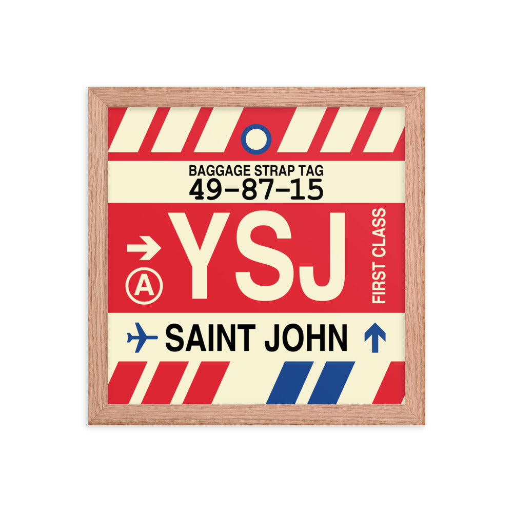 Travel-Themed Framed Print • YSJ Saint John • YHM Designs - Image 07