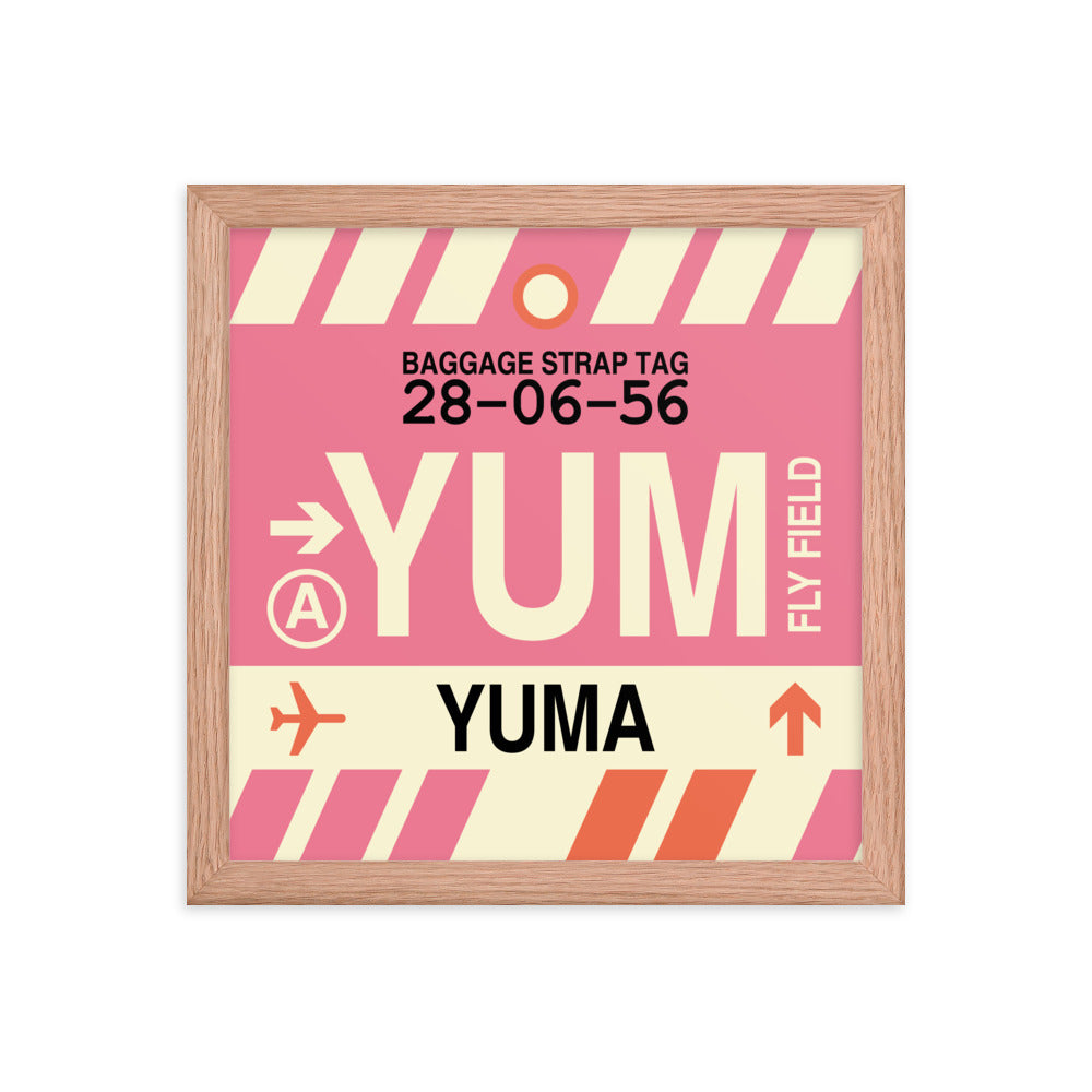 Travel-Themed Framed Print • YUM Yuma • YHM Designs - Image 07