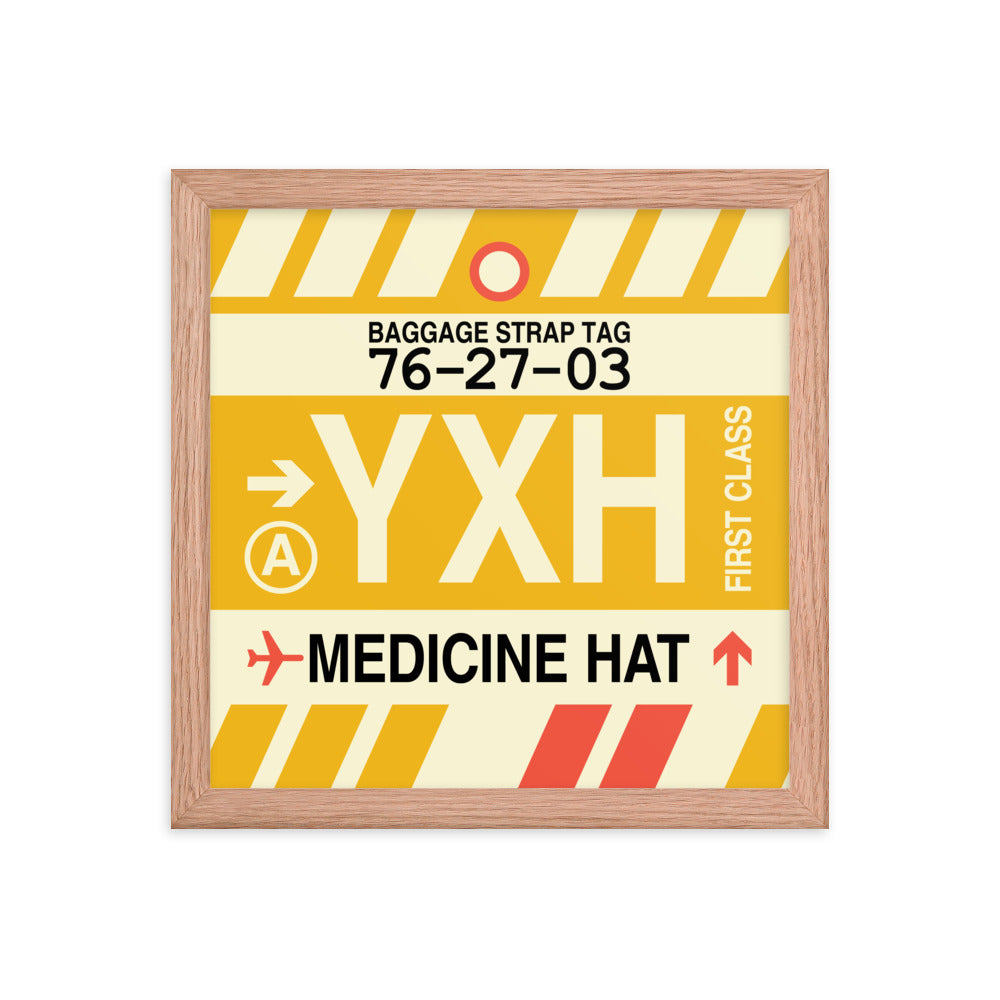 Travel-Themed Framed Print • YXH Medicine Hat • YHM Designs - Image 07