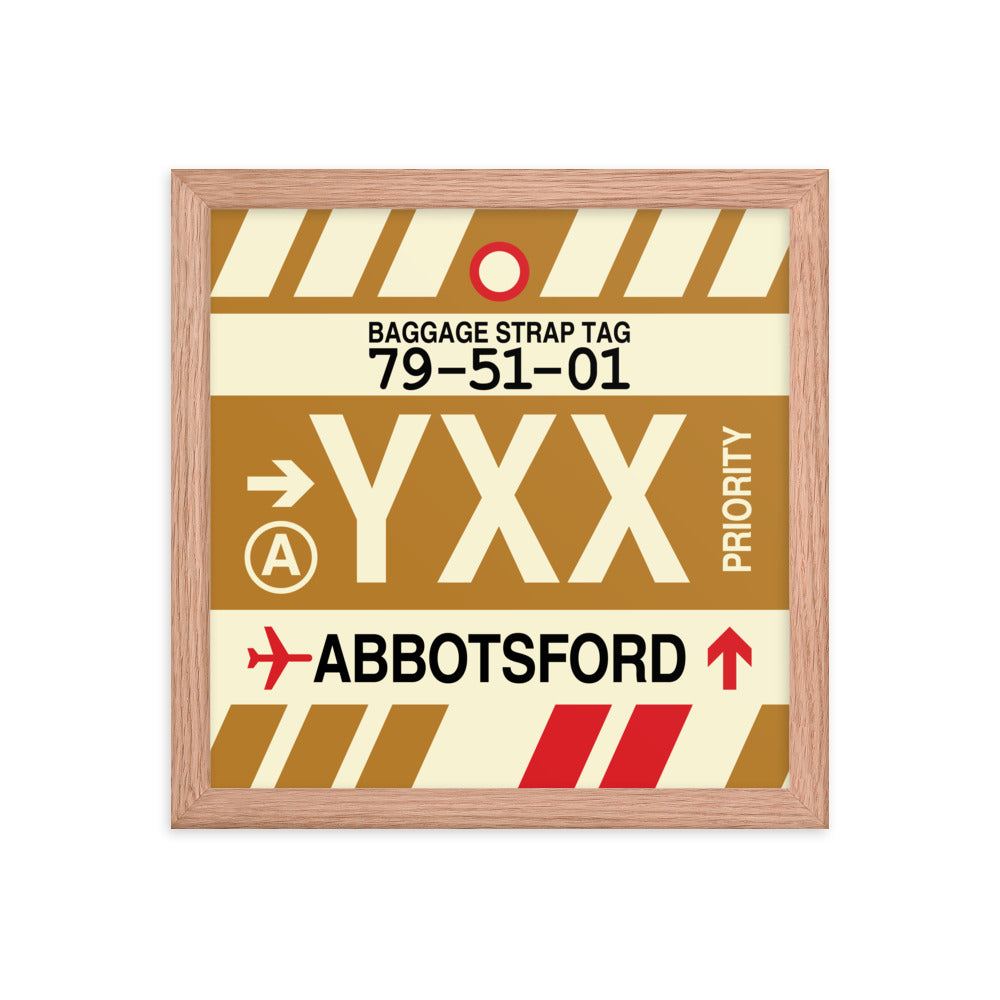 Travel-Themed Framed Print • YXX Abbotsford • YHM Designs - Image 07