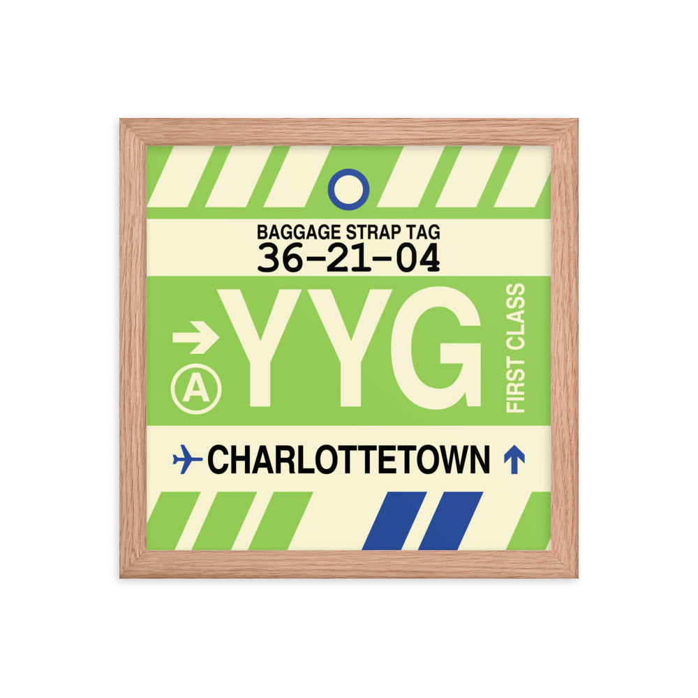 Travel-Themed Framed Print • YYG Charlottetown • YHM Designs - Image 07