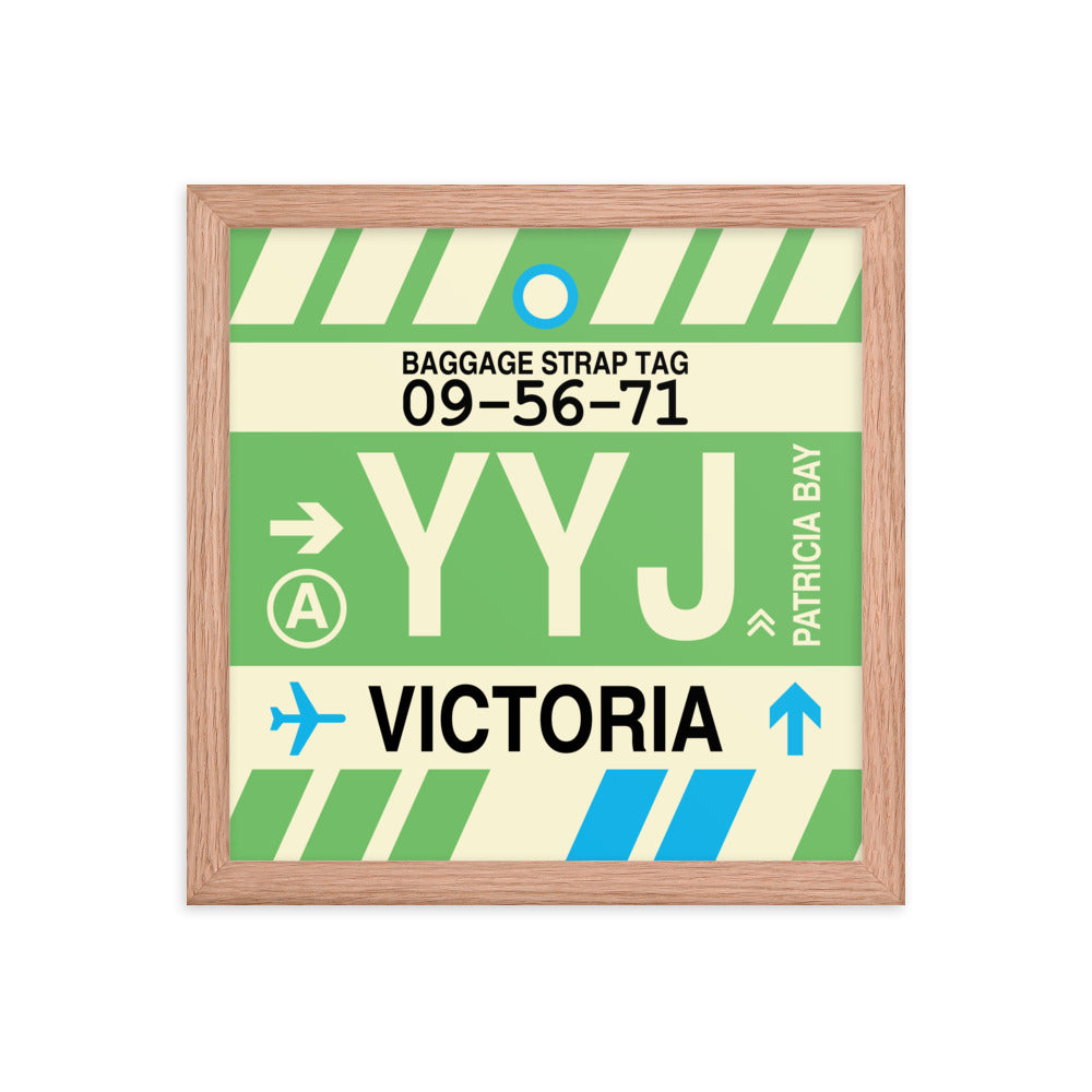 Travel-Themed Framed Print • YYJ Victoria • YHM Designs - Image 07