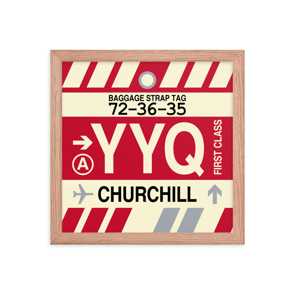 Travel-Themed Framed Print • YYQ Churchill • YHM Designs - Image 07