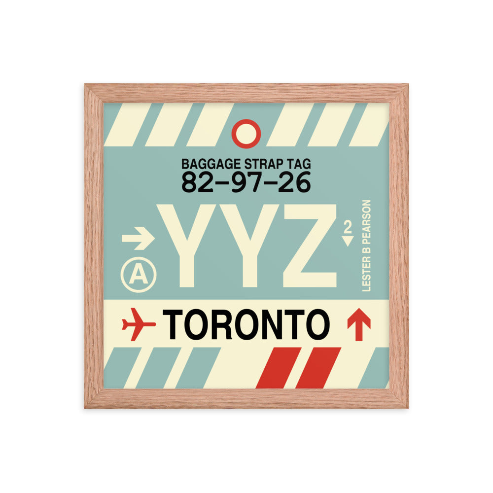 Travel-Themed Framed Print • YYZ Toronto • YHM Designs - Image 07