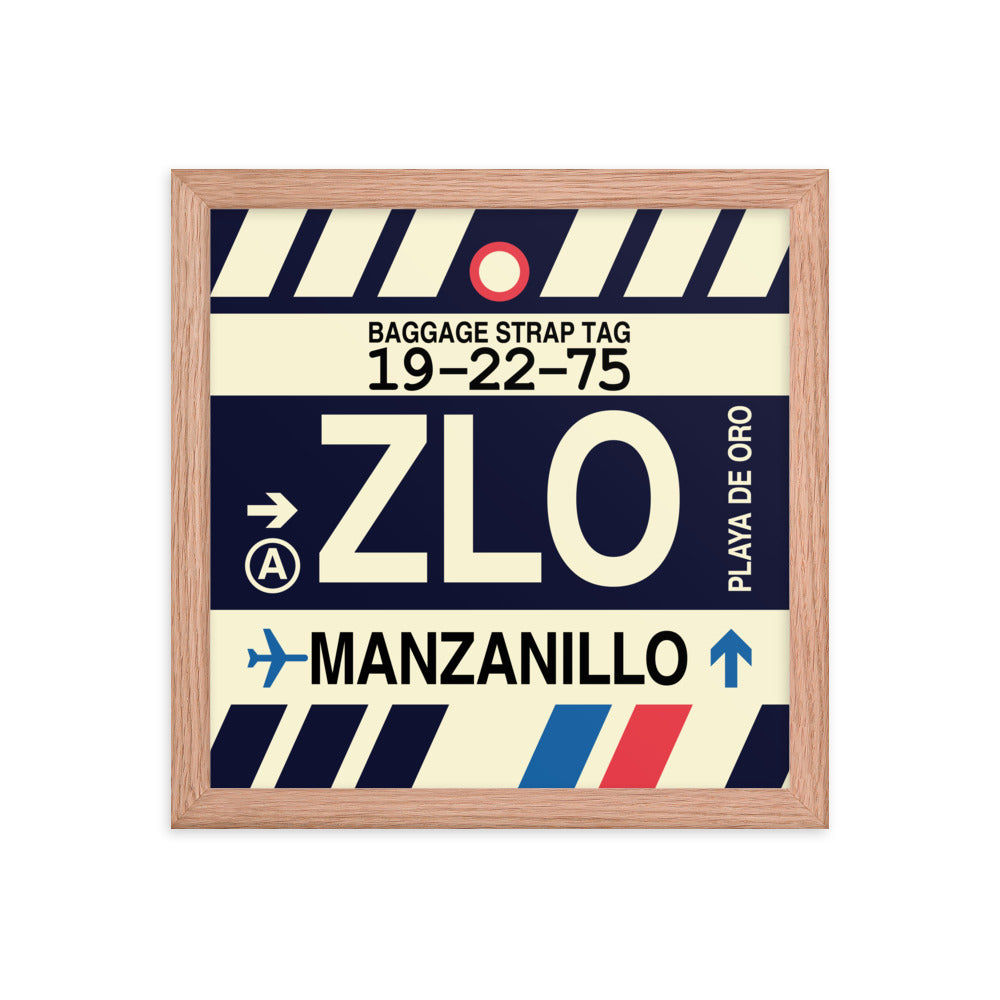 Travel-Themed Framed Print • ZLO Manzanillo • YHM Designs - Image 07