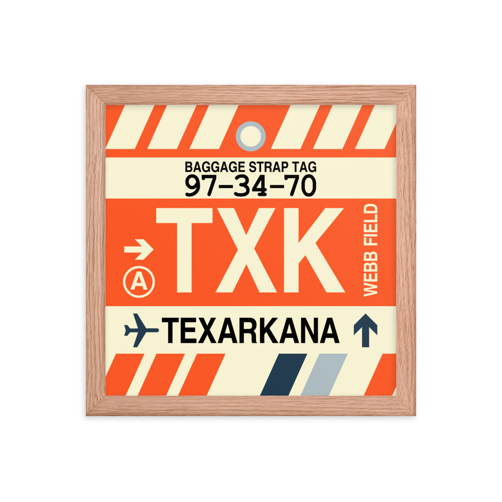 Travel-Themed Framed Print • TXK Texarkana • YHM Designs - Image 07