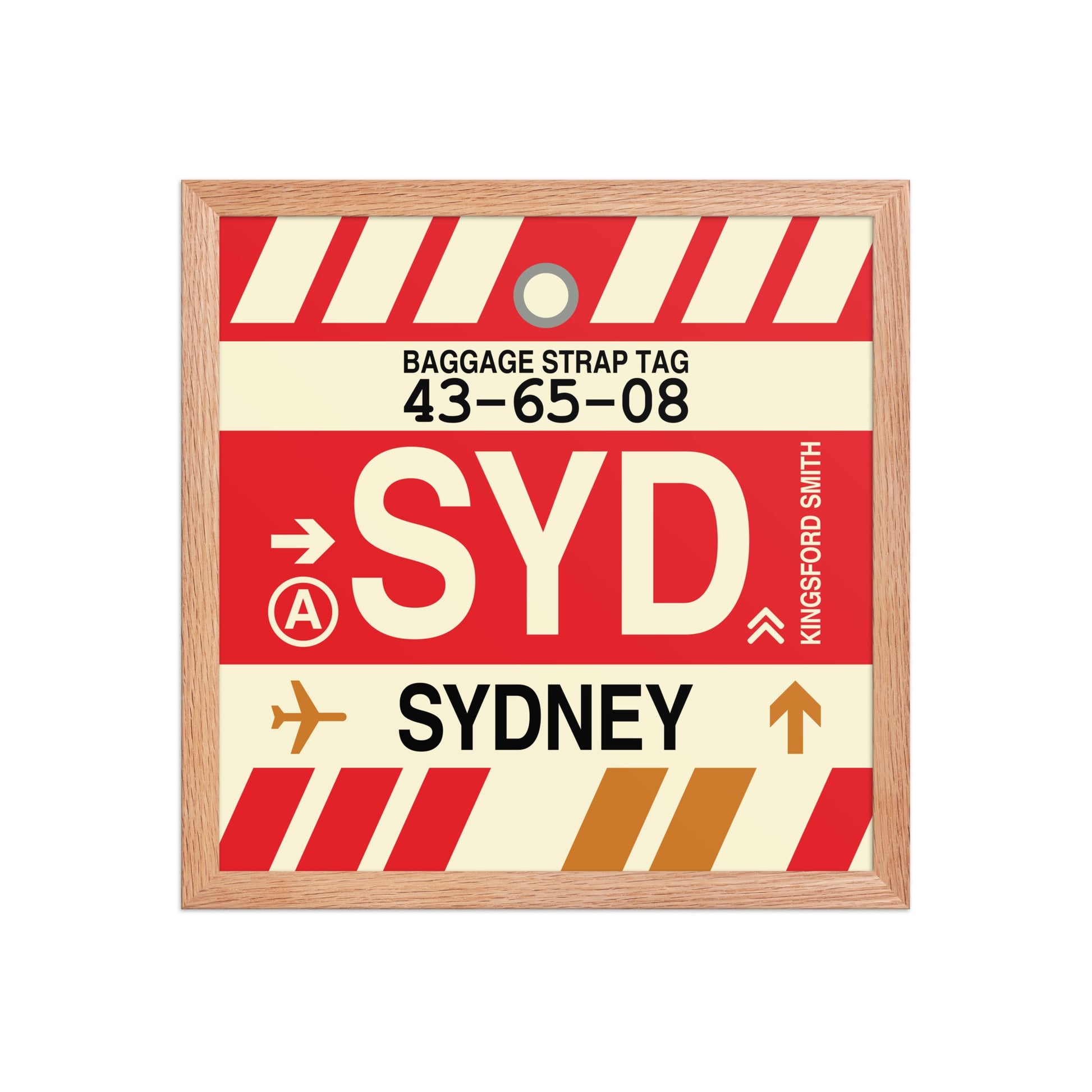Travel-Themed Framed Print • SYD Sydney • YHM Designs - Image 08