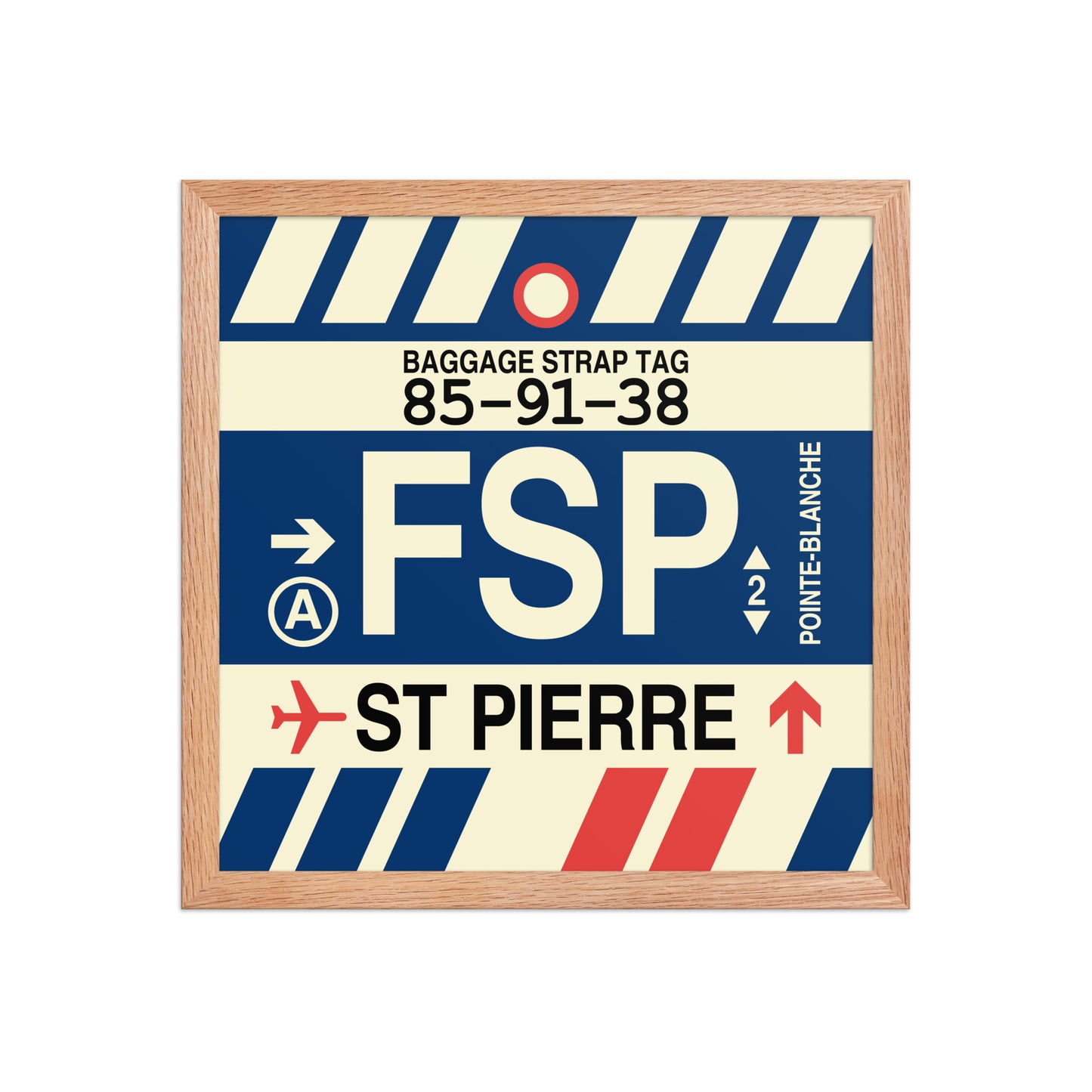 Travel-Themed Framed Print • FSP St-Pierre Souvenir • YHM Designs - Image 08