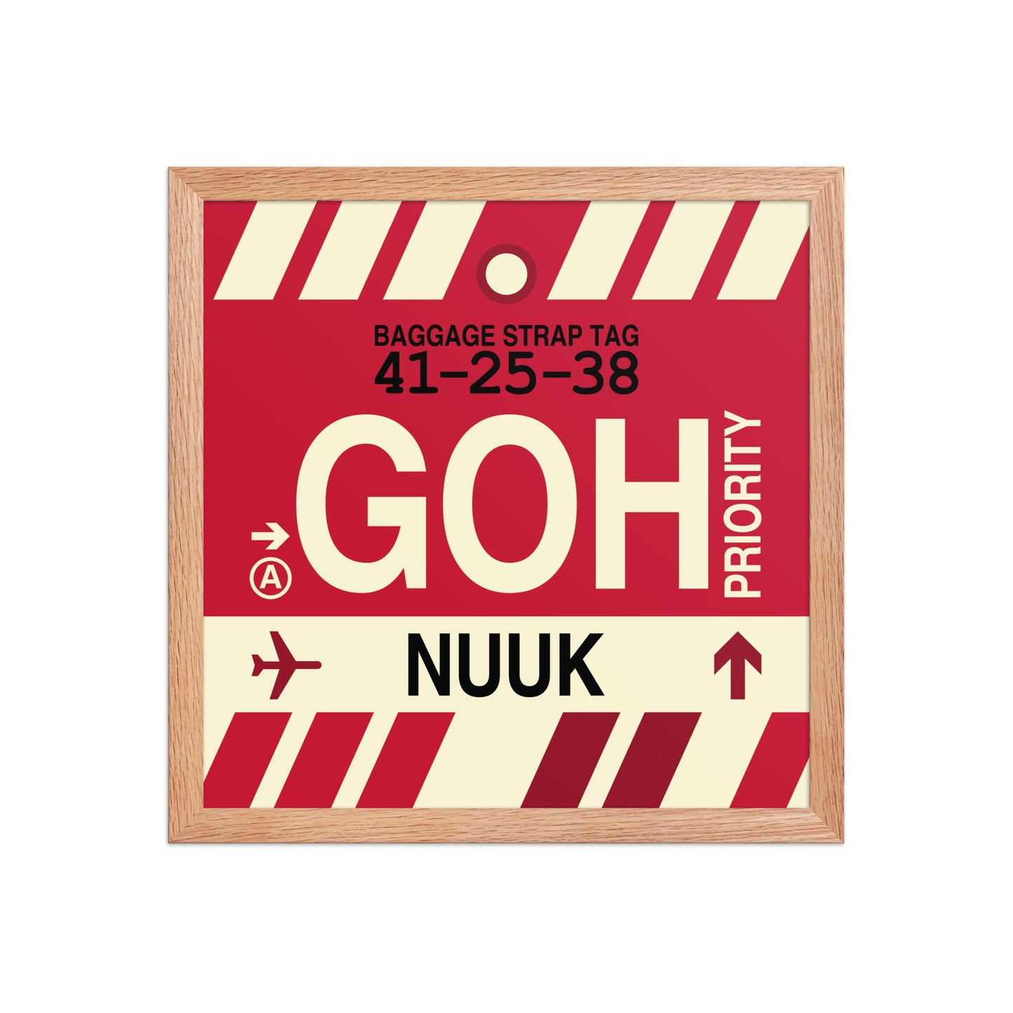 Travel-Themed Framed Print • GOH Nuuk Souvenir • YHM Designs - Image 04