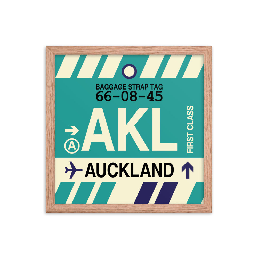 Travel-Themed Framed Print • AKL Auckland Souvenir • YHM Designs - Image 08